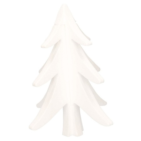 1x Beschilderbare piepschuim kerstboom 30 cm