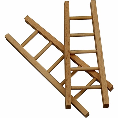 Mini ladders 10 x 3.5 cm 6x pieces
