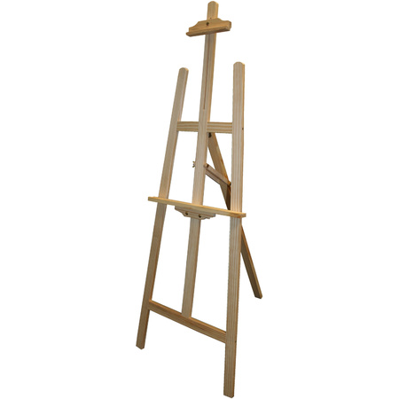 Benson wooden painting easel 114 cm table model with 40 x 60 cm canvas