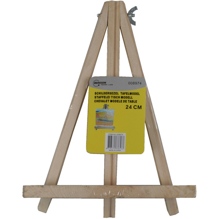Wooden easel for the table 24 cm