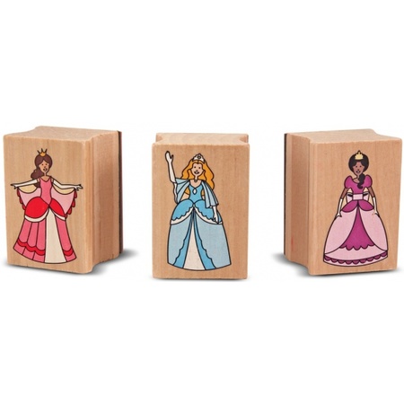 Wooden stamp set Princess