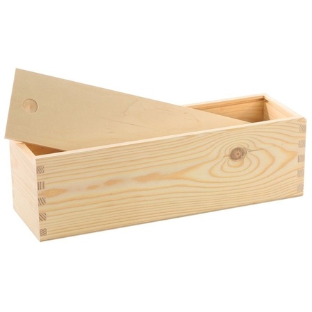 10x Wooden packing wine case/gift box and wood woll 