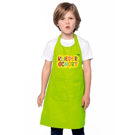 Kliederschort apron lime green children