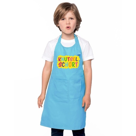 Knutselschort apron blue children