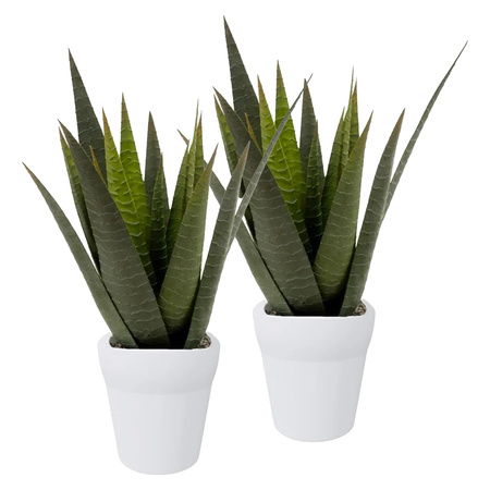 Kunstplant Aloe Vera - in pot -  23 cm