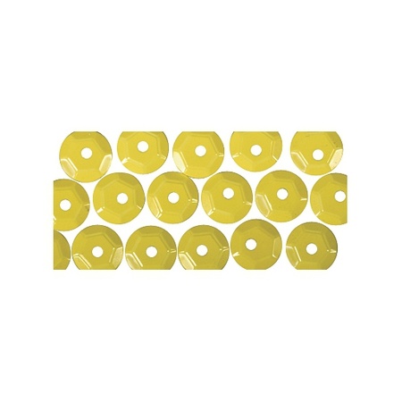 Geelkleurige pailletten 6 mm 500x