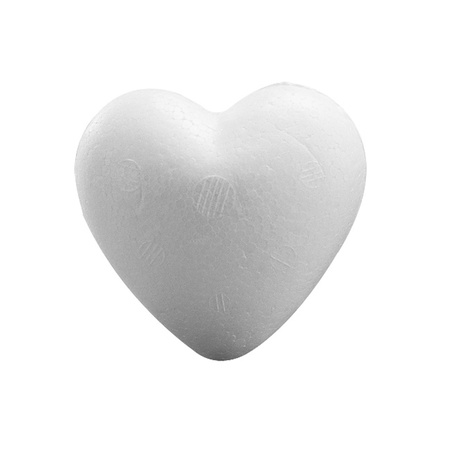 Styrofoam hart 15 cm