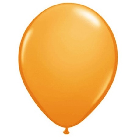 Qualatex oranje ballonnen 10 stuks