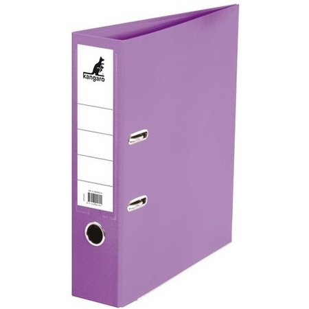 Ring binder folder purple 75 mm A4