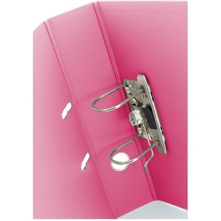 Ring binder folder pink 75 mm A4