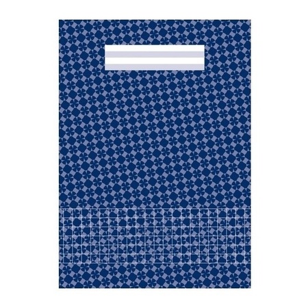 Set of 6x pieces A4 checkers notebook 10 mm