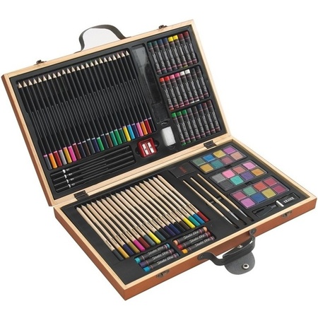 Complete drawing 88-parts set with A4 Cats theme drawing book