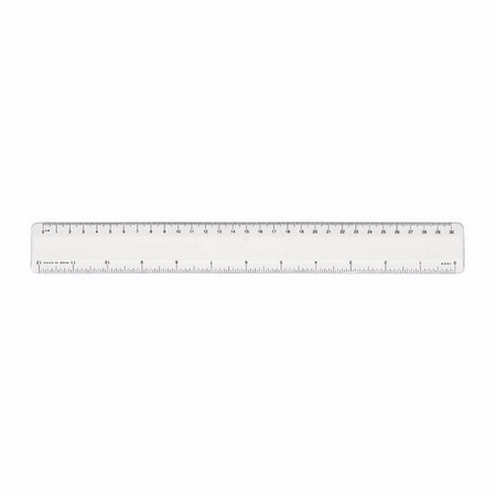 Transparent ruler 30 cm