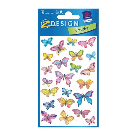 Butterfly stickers 3 sheets