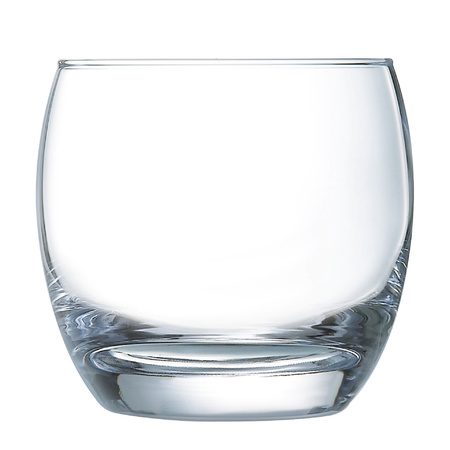 Water/drinkglazen - 6x - Salto serie - transparant - 320 ml