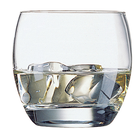 Water/drinkglazen - 6x - Salto serie - transparant - 320 ml