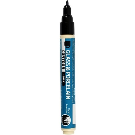 Zwarte metaalstift/keramiekstift 1-2 mm | Hobbymax online hobby winkel
